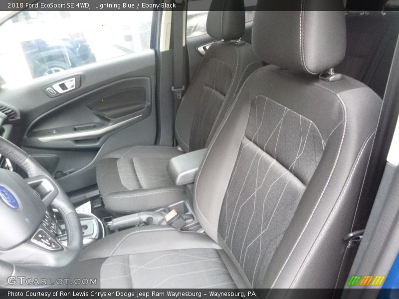 Lightning Blue / Ebony Black 2018 Ford EcoSport SE 4WD