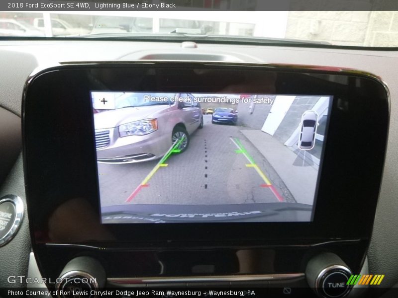 Lightning Blue / Ebony Black 2018 Ford EcoSport SE 4WD