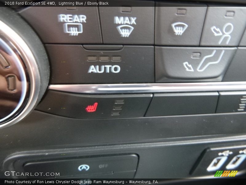 Lightning Blue / Ebony Black 2018 Ford EcoSport SE 4WD