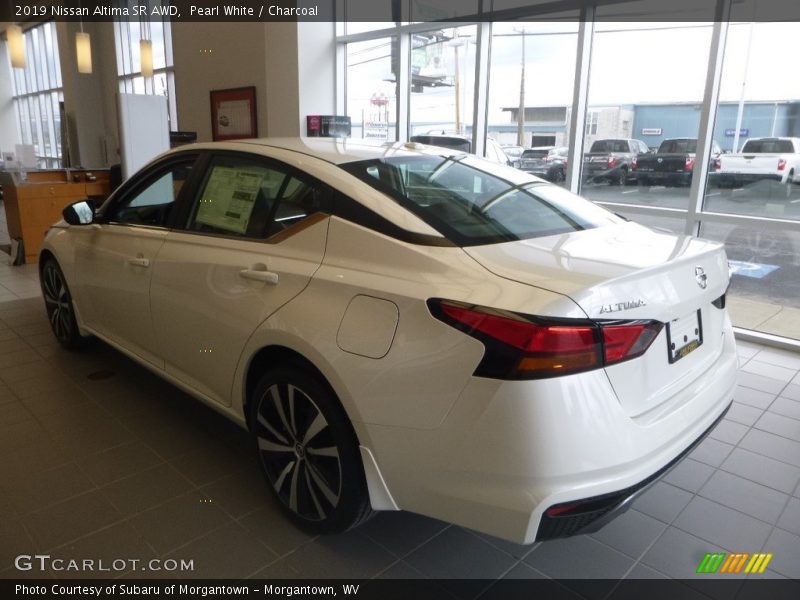Pearl White / Charcoal 2019 Nissan Altima SR AWD