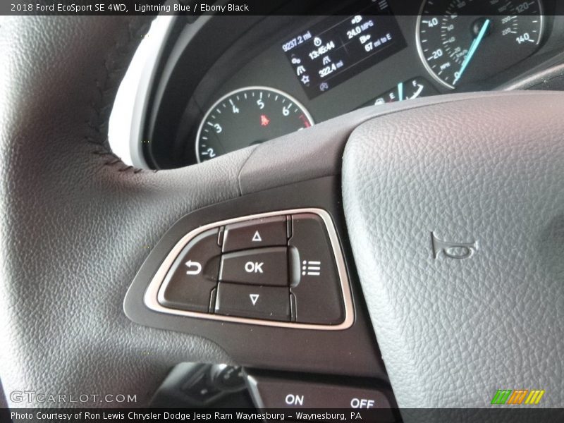 Lightning Blue / Ebony Black 2018 Ford EcoSport SE 4WD