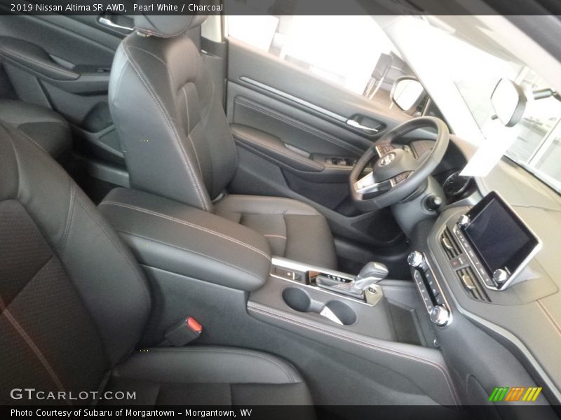 Pearl White / Charcoal 2019 Nissan Altima SR AWD