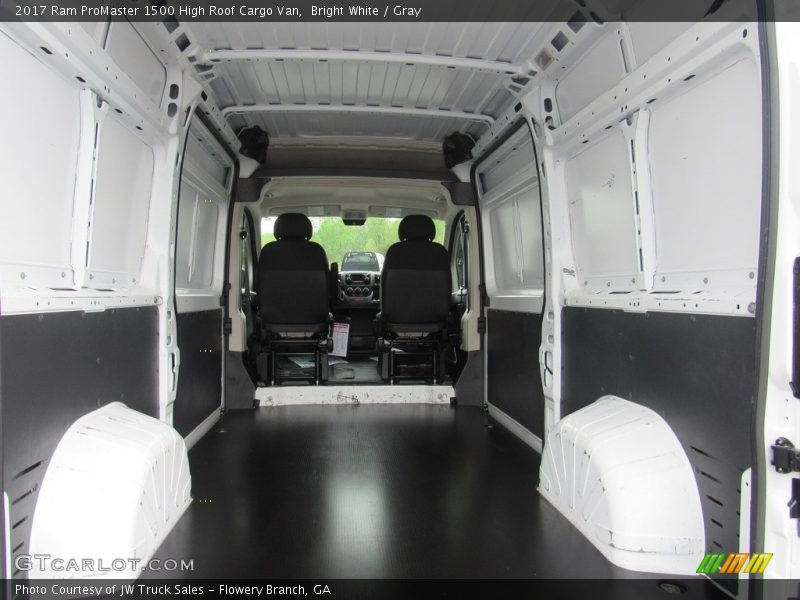 Bright White / Gray 2017 Ram ProMaster 1500 High Roof Cargo Van