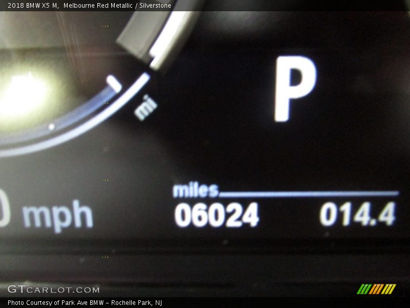 Melbourne Red Metallic / Silverstone 2018 BMW X5 M