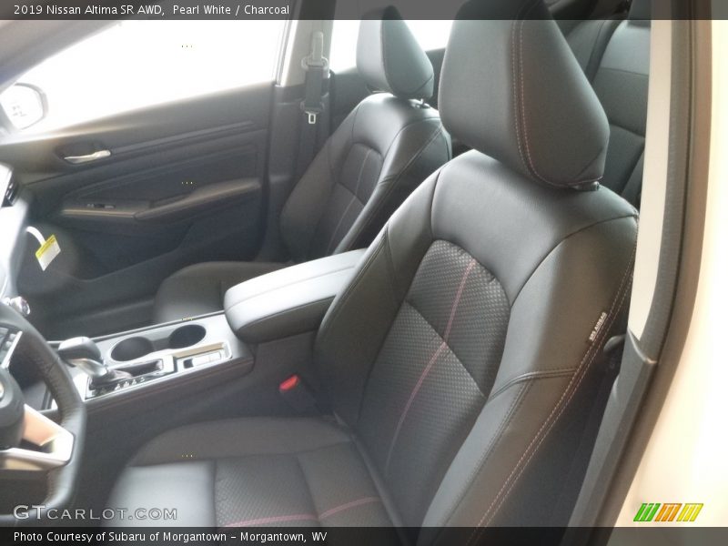 Pearl White / Charcoal 2019 Nissan Altima SR AWD