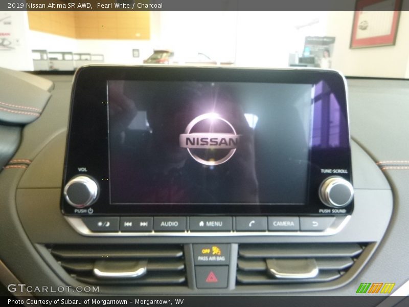 Pearl White / Charcoal 2019 Nissan Altima SR AWD