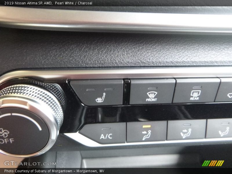 Pearl White / Charcoal 2019 Nissan Altima SR AWD