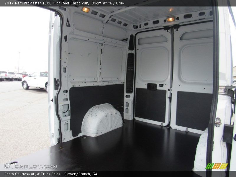 Bright White / Gray 2017 Ram ProMaster 1500 High Roof Cargo Van