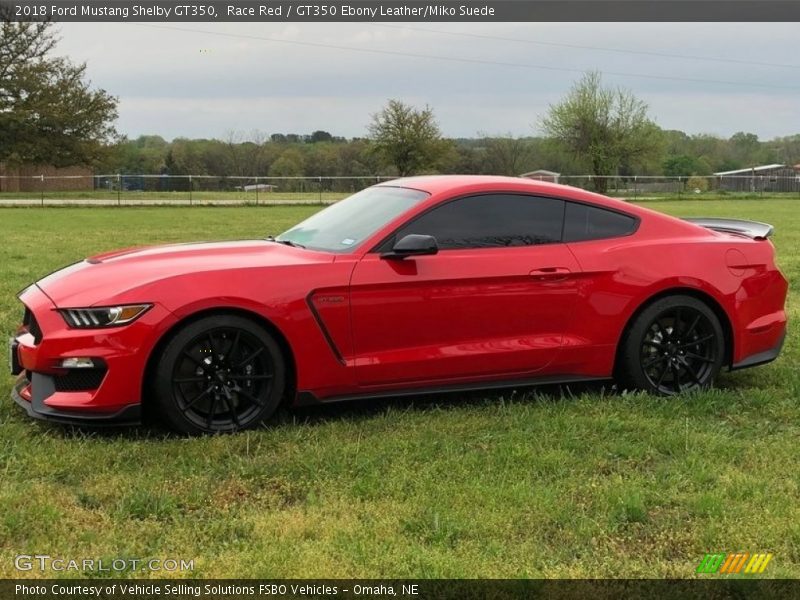 Front 3/4 View of 2018 Mustang Shelby GT350