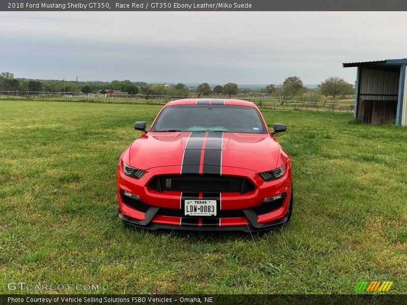 Race Red / GT350 Ebony Leather/Miko Suede 2018 Ford Mustang Shelby GT350