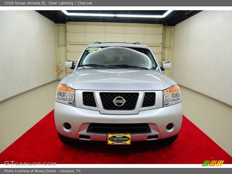 Silver Lightning / Charcoal 2008 Nissan Armada SE