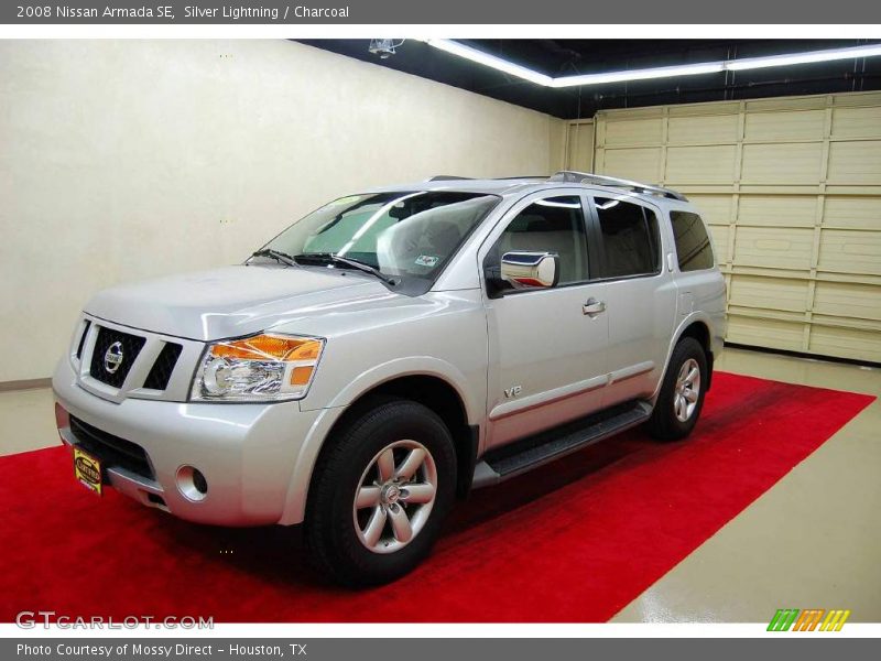 Silver Lightning / Charcoal 2008 Nissan Armada SE