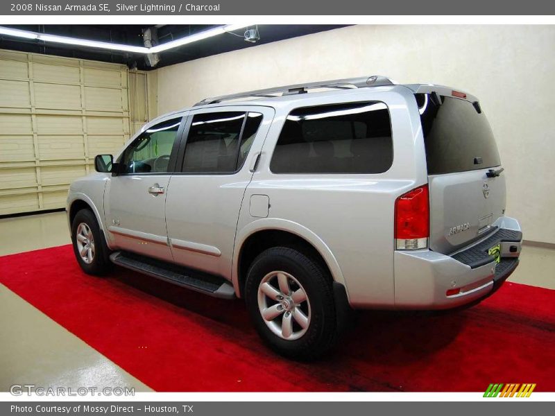 Silver Lightning / Charcoal 2008 Nissan Armada SE