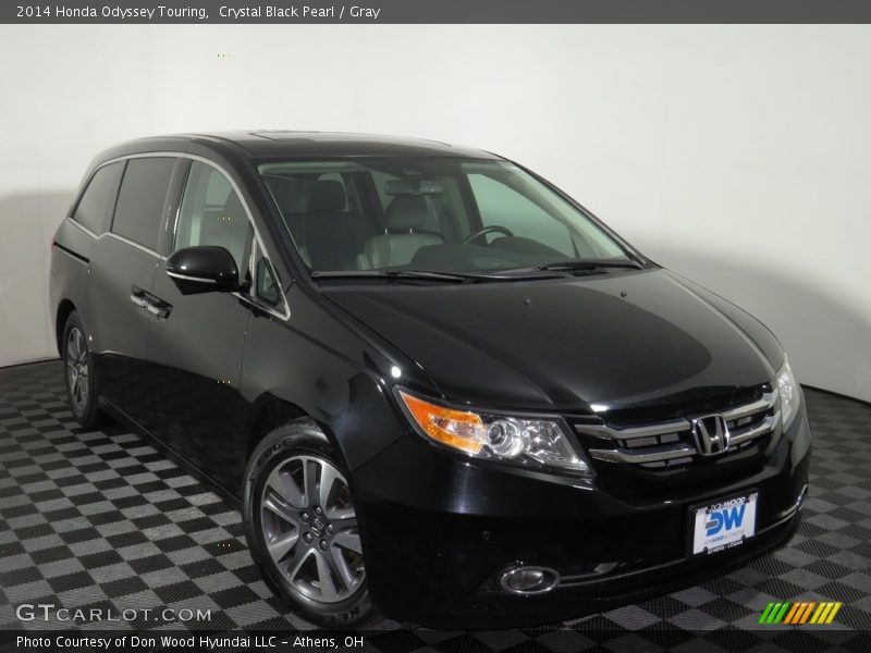 Crystal Black Pearl / Gray 2014 Honda Odyssey Touring