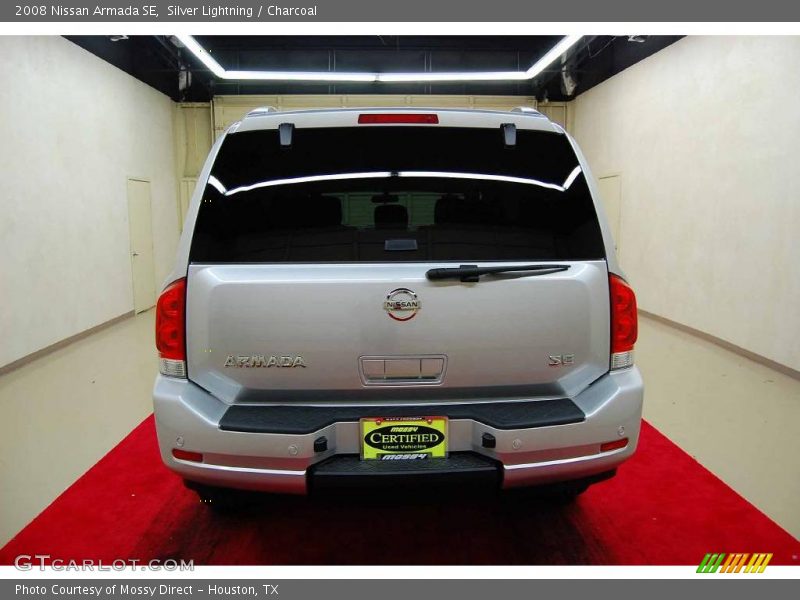 Silver Lightning / Charcoal 2008 Nissan Armada SE
