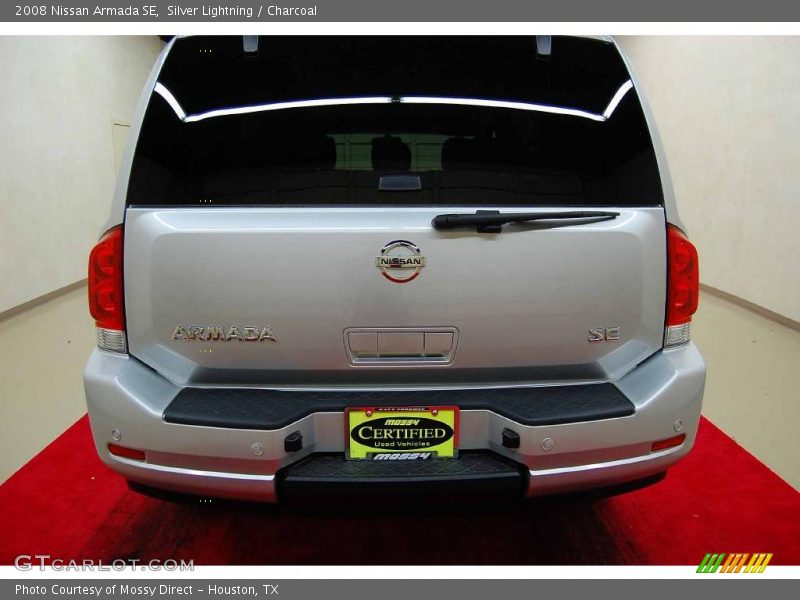 Silver Lightning / Charcoal 2008 Nissan Armada SE