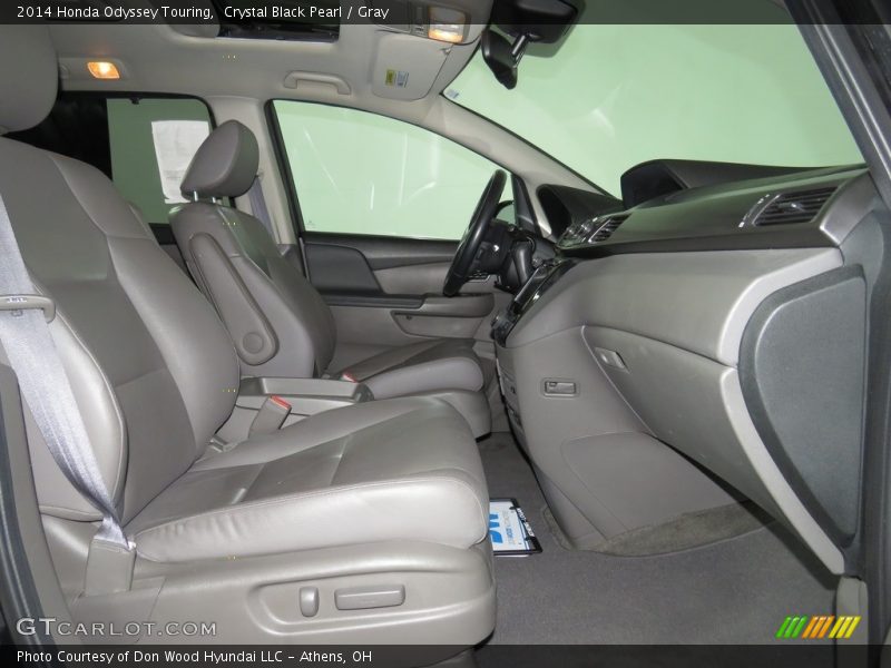Crystal Black Pearl / Gray 2014 Honda Odyssey Touring