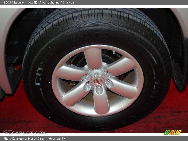 Silver Lightning / Charcoal 2008 Nissan Armada SE