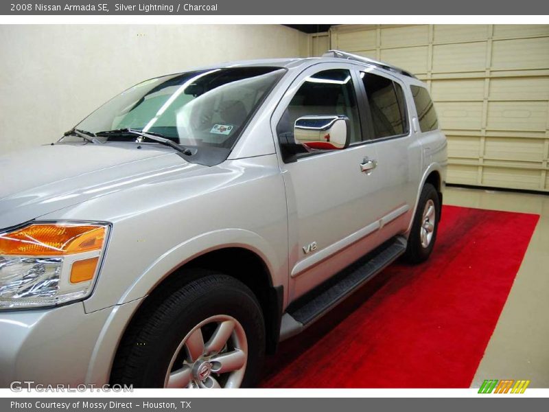 Silver Lightning / Charcoal 2008 Nissan Armada SE