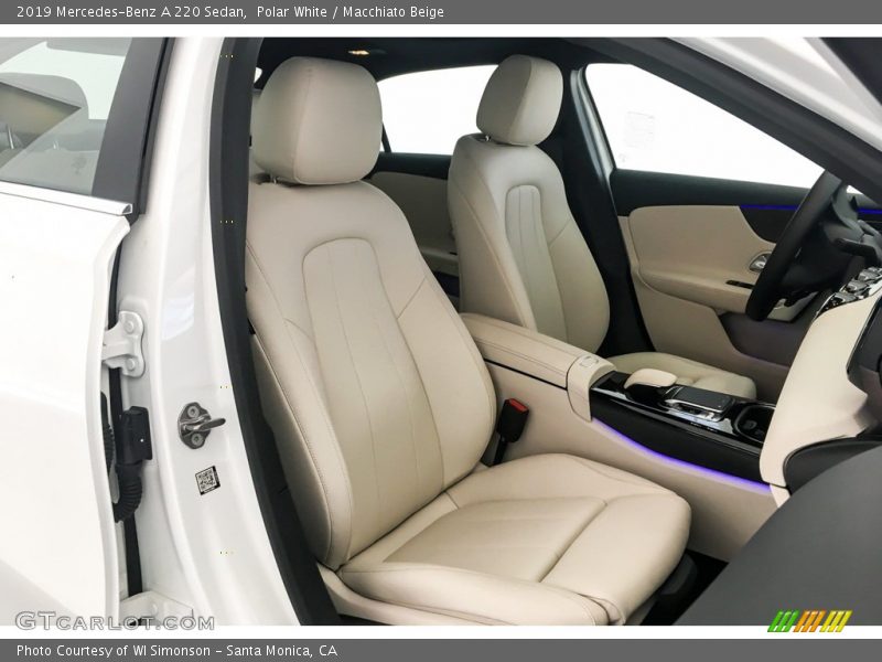 Polar White / Macchiato Beige 2019 Mercedes-Benz A 220 Sedan