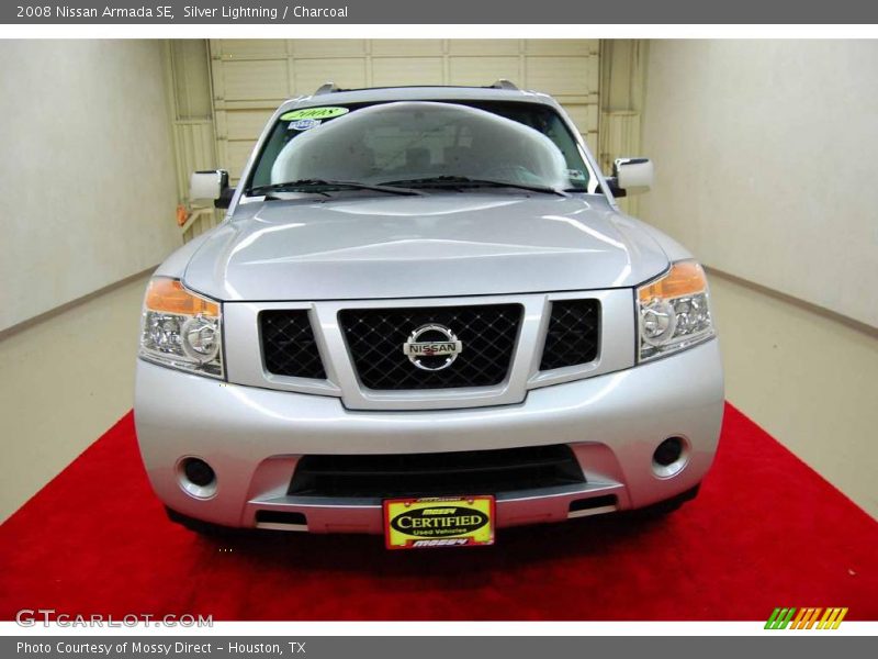Silver Lightning / Charcoal 2008 Nissan Armada SE