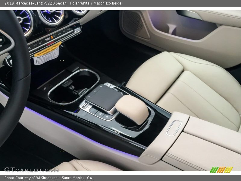 Polar White / Macchiato Beige 2019 Mercedes-Benz A 220 Sedan