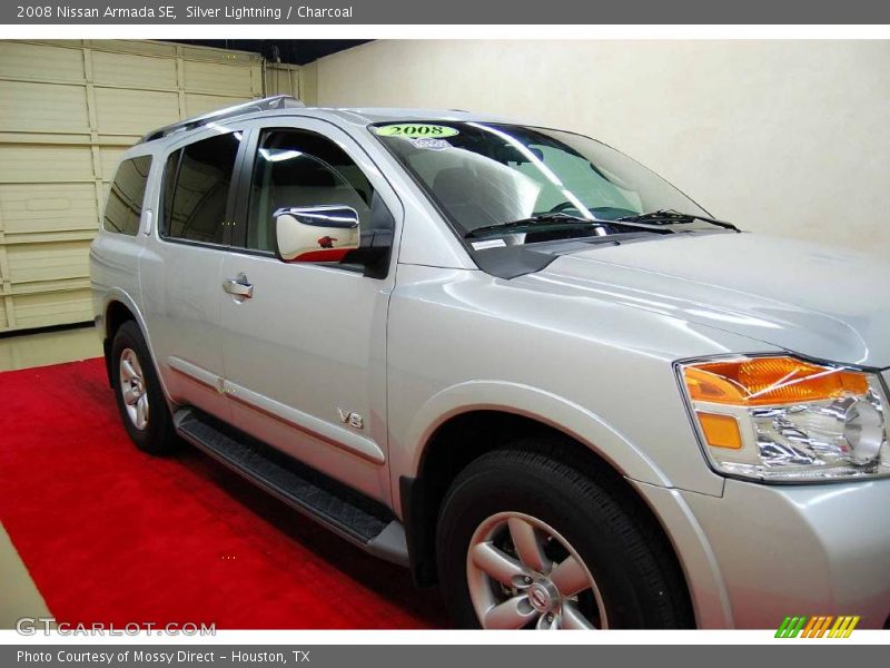 Silver Lightning / Charcoal 2008 Nissan Armada SE