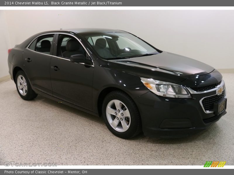 Black Granite Metallic / Jet Black/Titanium 2014 Chevrolet Malibu LS