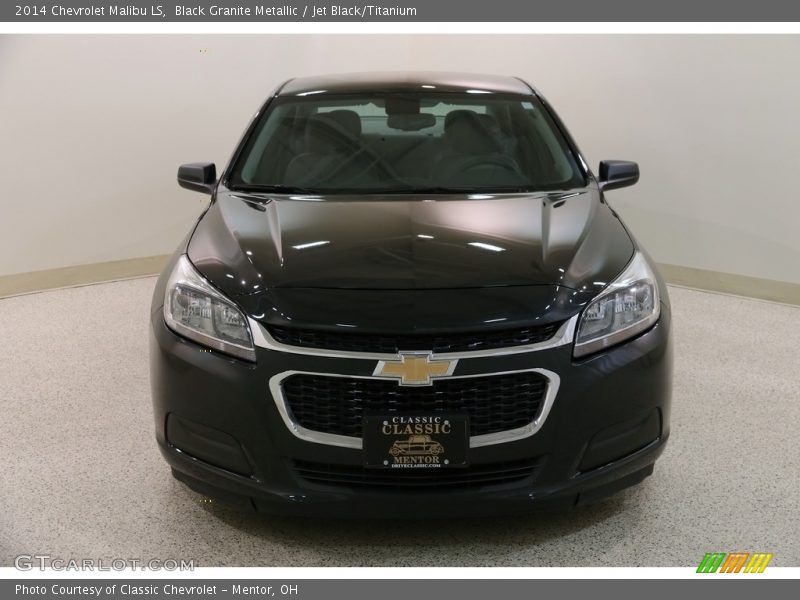 Black Granite Metallic / Jet Black/Titanium 2014 Chevrolet Malibu LS