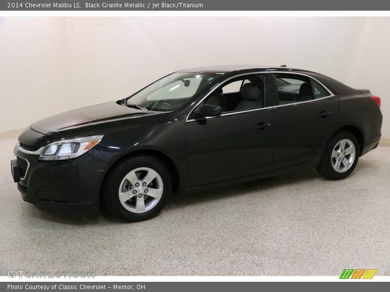 Black Granite Metallic / Jet Black/Titanium 2014 Chevrolet Malibu LS