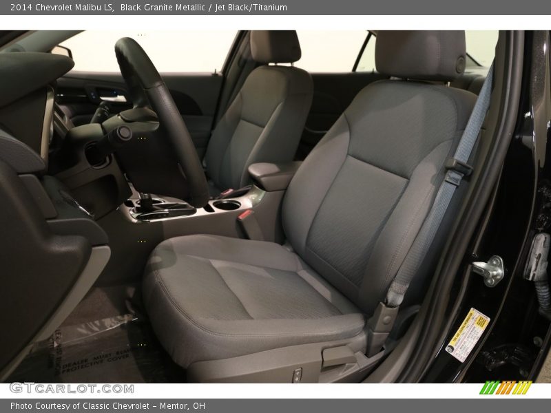 Black Granite Metallic / Jet Black/Titanium 2014 Chevrolet Malibu LS