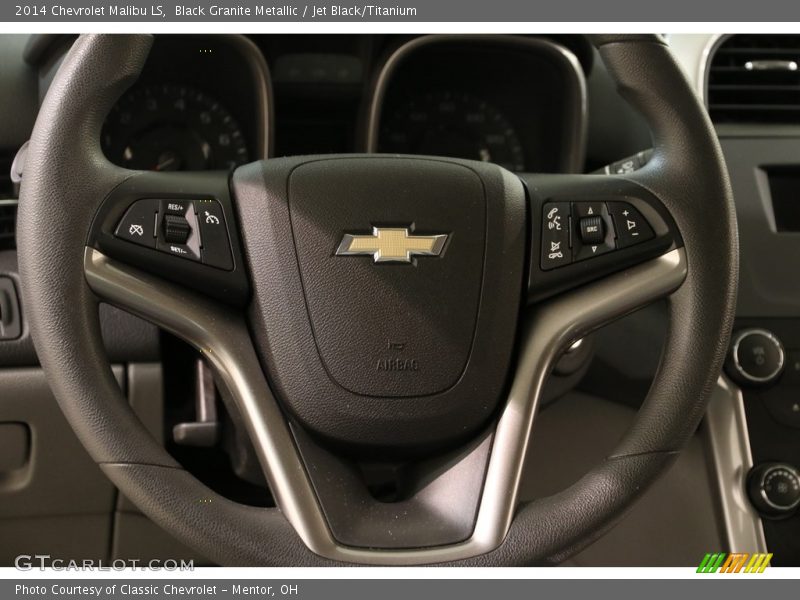 Black Granite Metallic / Jet Black/Titanium 2014 Chevrolet Malibu LS