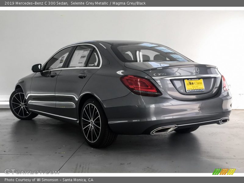 Selenite Grey Metallic / Magma Grey/Black 2019 Mercedes-Benz C 300 Sedan