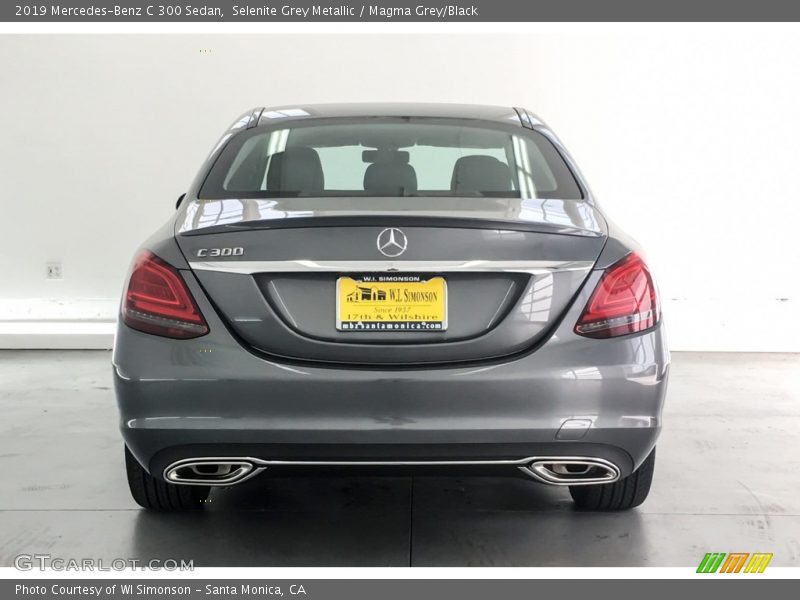 Selenite Grey Metallic / Magma Grey/Black 2019 Mercedes-Benz C 300 Sedan