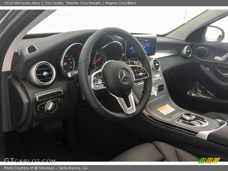 Selenite Grey Metallic / Magma Grey/Black 2019 Mercedes-Benz C 300 Sedan