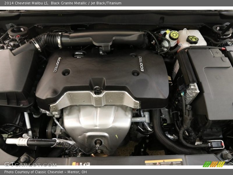 Black Granite Metallic / Jet Black/Titanium 2014 Chevrolet Malibu LS