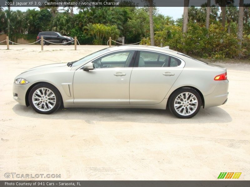 Cashmere Metallic / Ivory/Warm Charcoal 2013 Jaguar XF 3.0