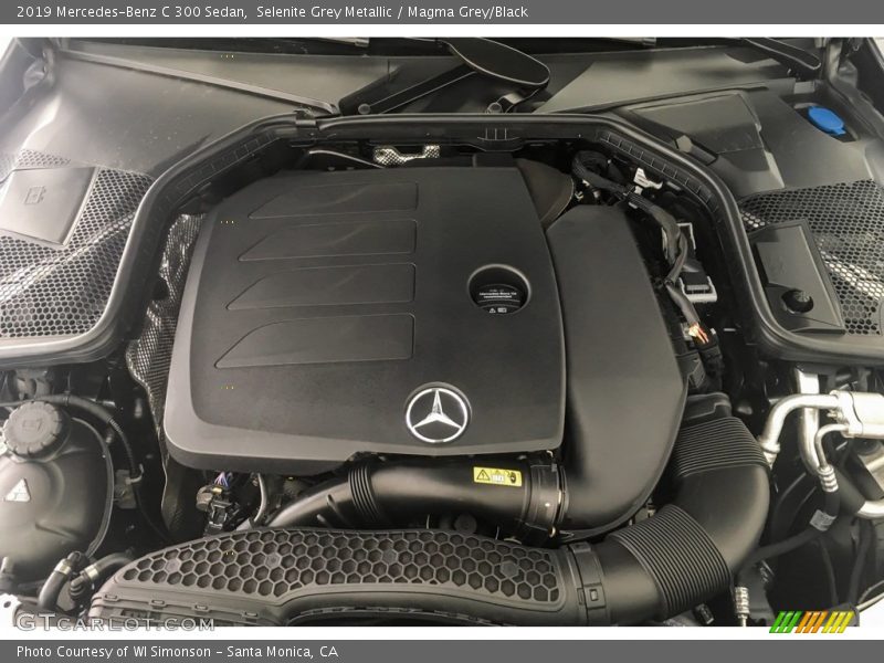 Selenite Grey Metallic / Magma Grey/Black 2019 Mercedes-Benz C 300 Sedan