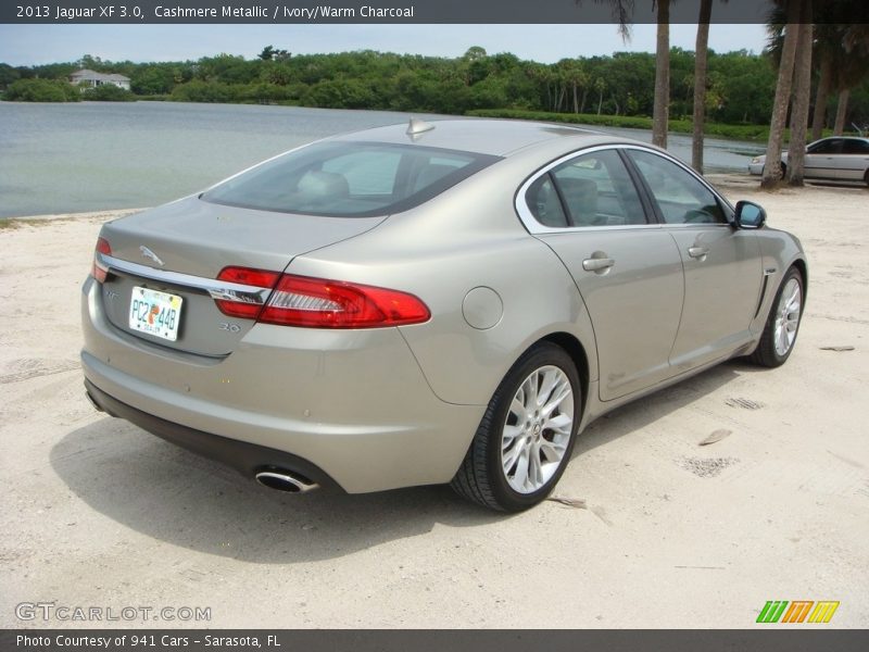 Cashmere Metallic / Ivory/Warm Charcoal 2013 Jaguar XF 3.0