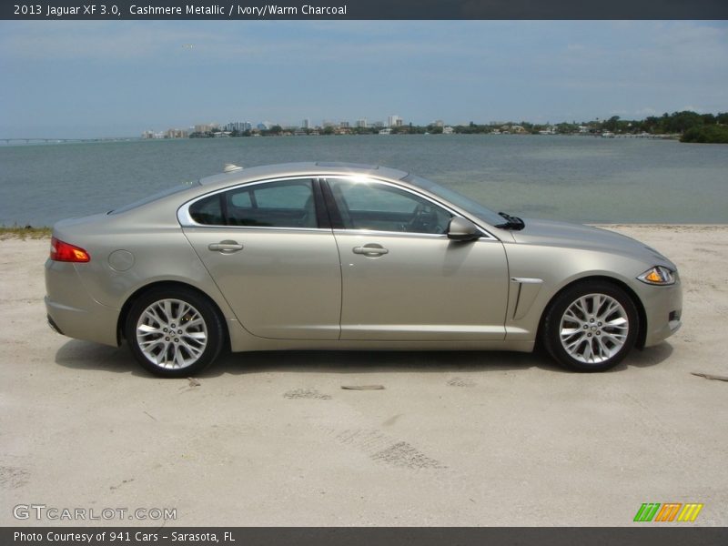 Cashmere Metallic / Ivory/Warm Charcoal 2013 Jaguar XF 3.0