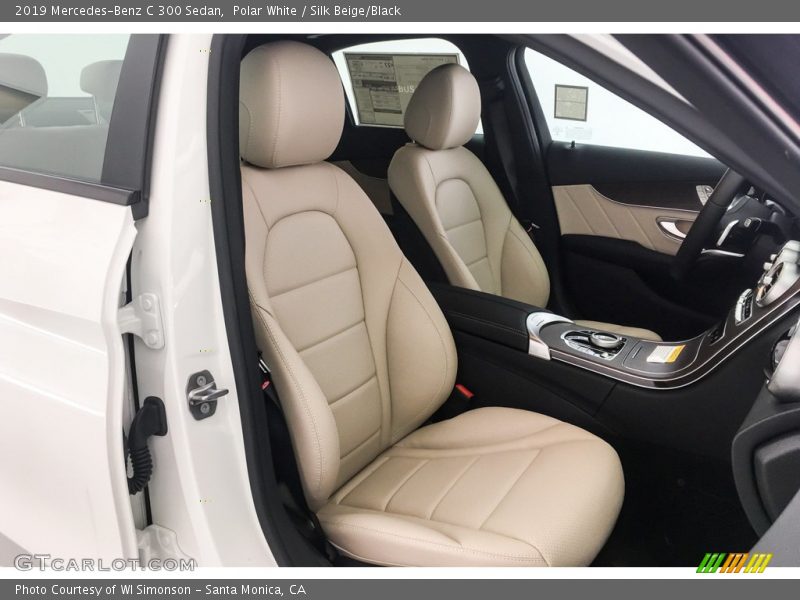 Polar White / Silk Beige/Black 2019 Mercedes-Benz C 300 Sedan