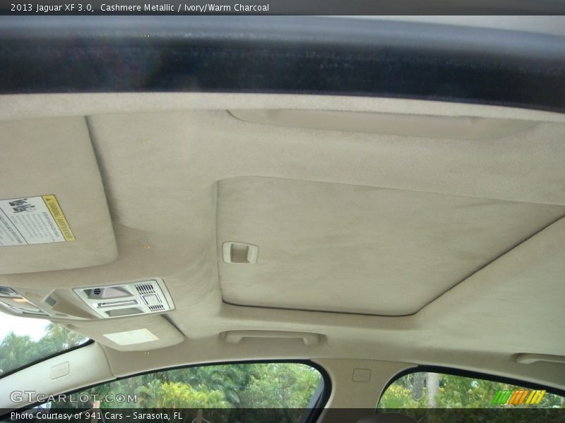 Cashmere Metallic / Ivory/Warm Charcoal 2013 Jaguar XF 3.0