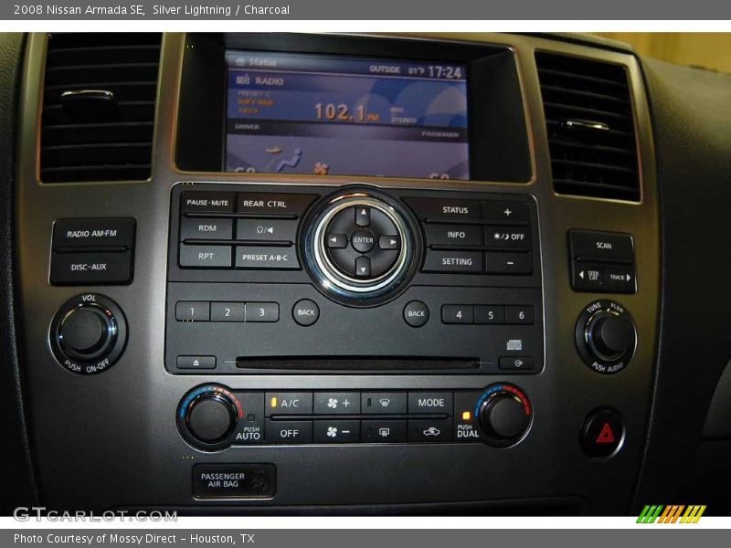 Silver Lightning / Charcoal 2008 Nissan Armada SE