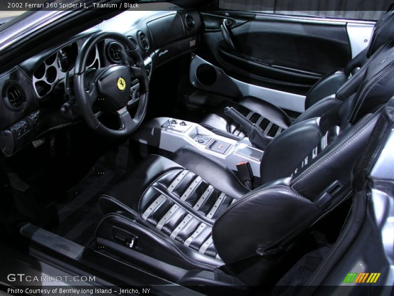  2002 360 Spider F1 Black Interior
