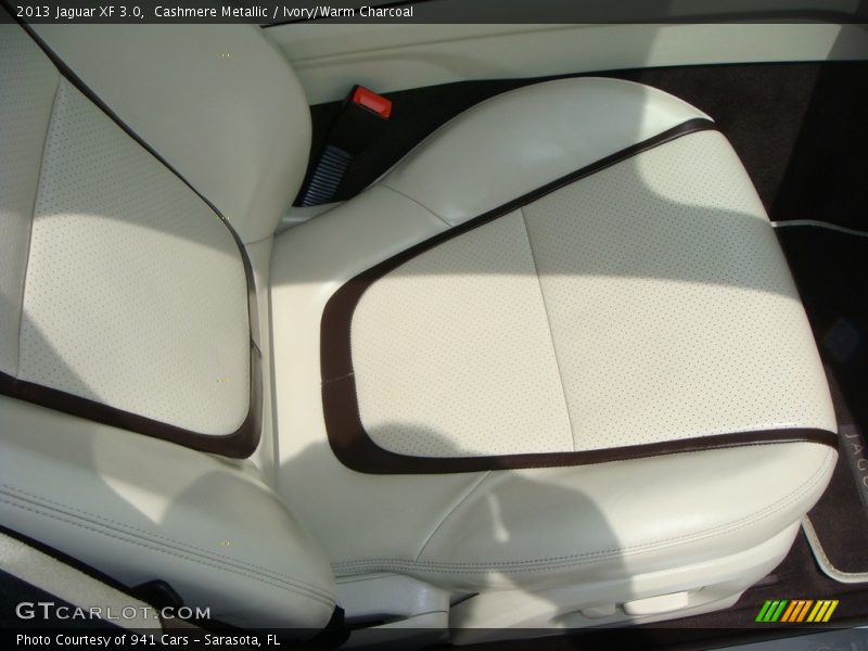 Cashmere Metallic / Ivory/Warm Charcoal 2013 Jaguar XF 3.0