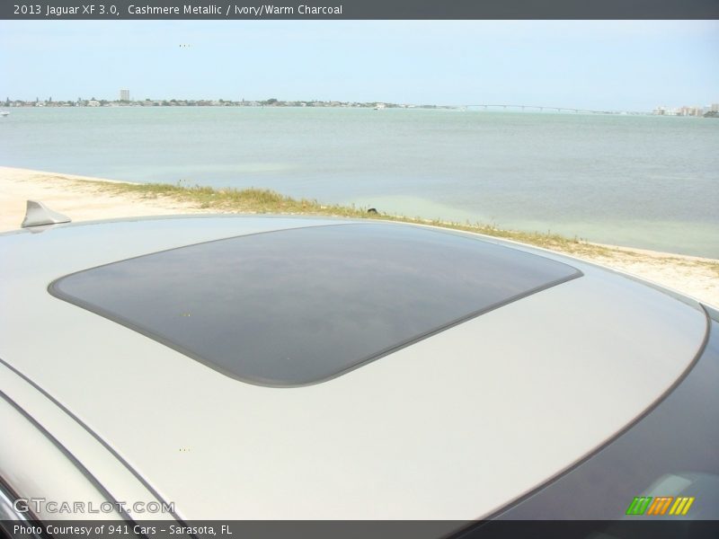 Cashmere Metallic / Ivory/Warm Charcoal 2013 Jaguar XF 3.0