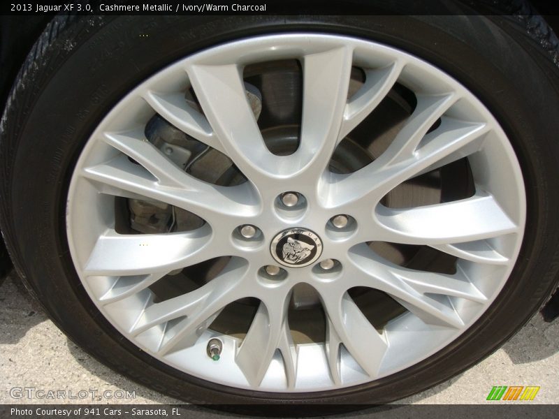 Cashmere Metallic / Ivory/Warm Charcoal 2013 Jaguar XF 3.0