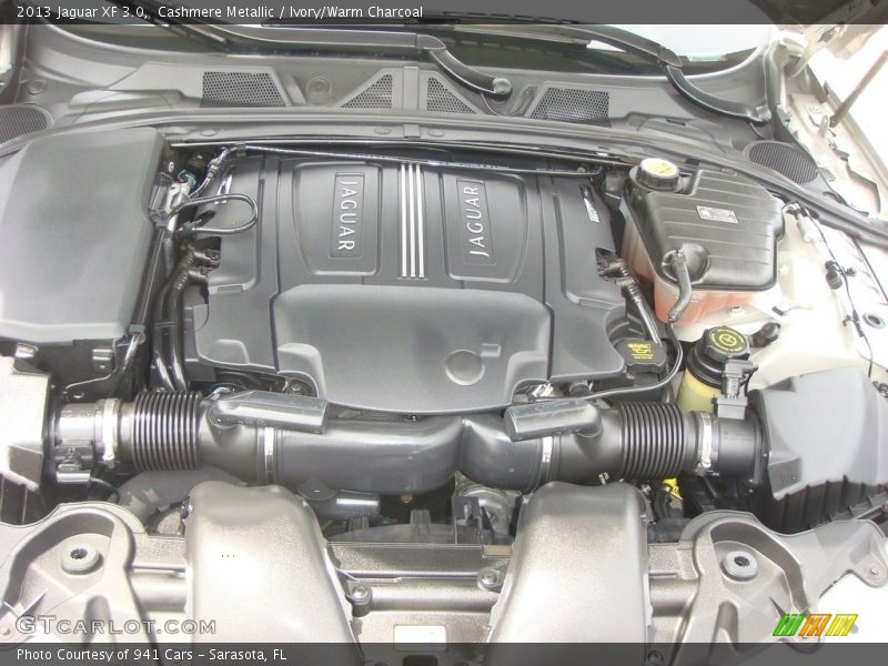 Cashmere Metallic / Ivory/Warm Charcoal 2013 Jaguar XF 3.0