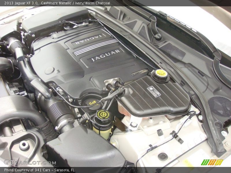 Cashmere Metallic / Ivory/Warm Charcoal 2013 Jaguar XF 3.0