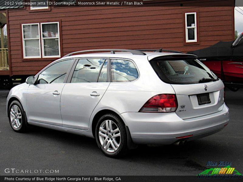 Moonrock Silver Metallic / Titan Black 2012 Volkswagen Jetta TDI SportWagen